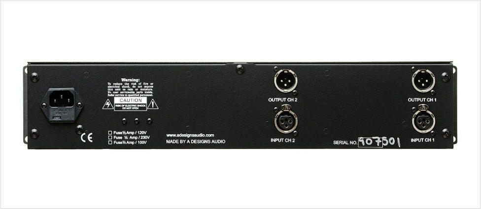 A-Designs Hammer 2 Dual Channel Tube EQ