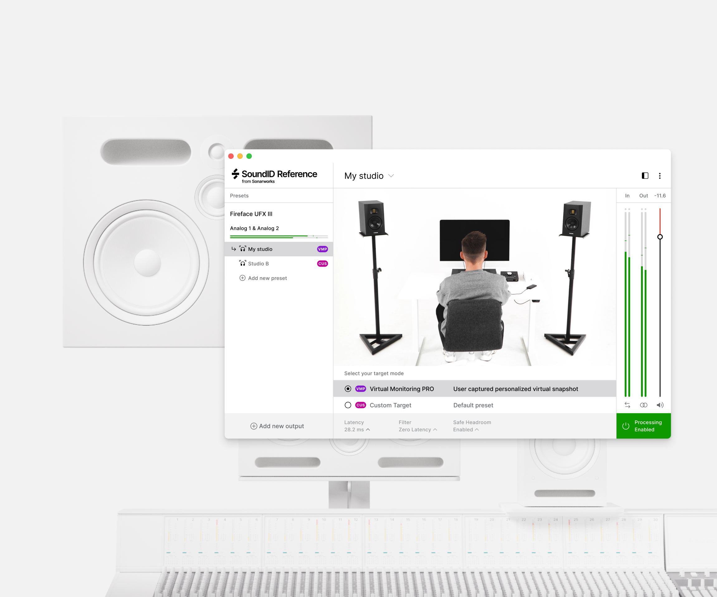 Sonarworks Upgrade from SoundID Reference to Virtual Monitoring PRO with Binaural Measurement Microphone (EREF)