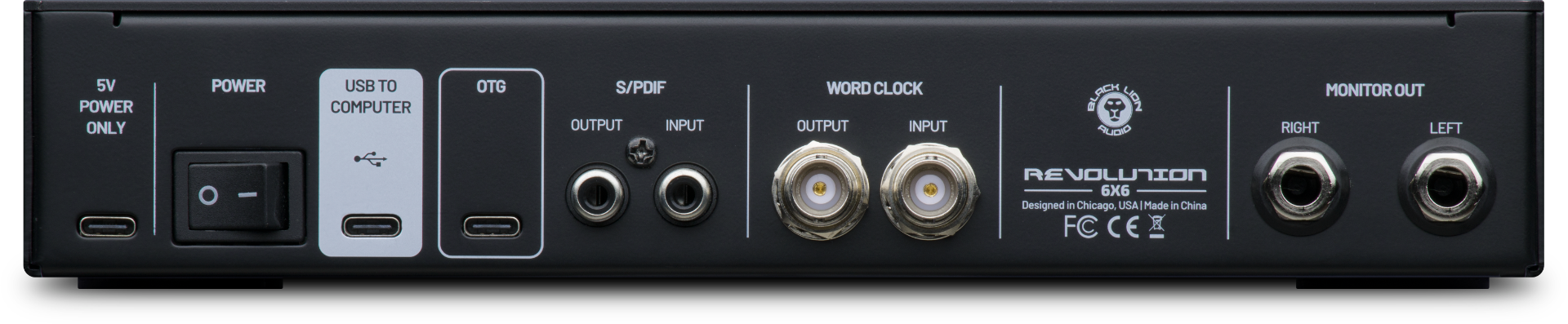 Black Lion Audio Revolution 6x6 USB-C Audio Interface
