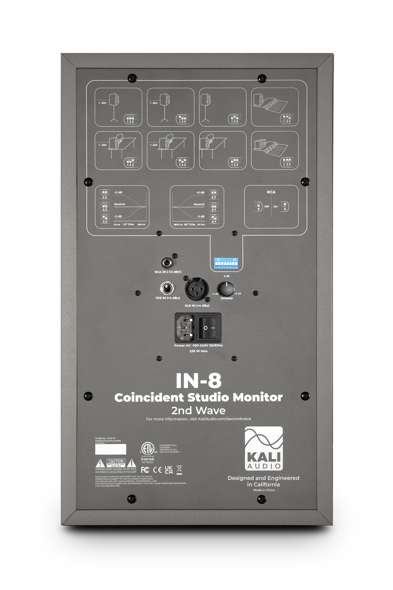 Kali Audio IN-8 2nd Wave Grey