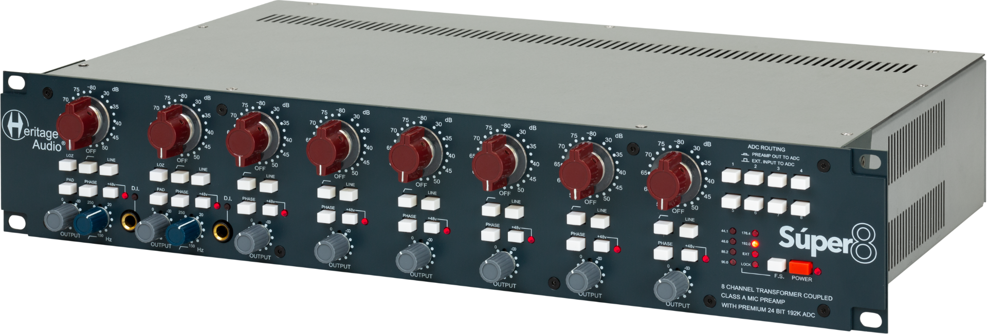 Heritage Audio Súper8 (8 Channel Mic Preamp)