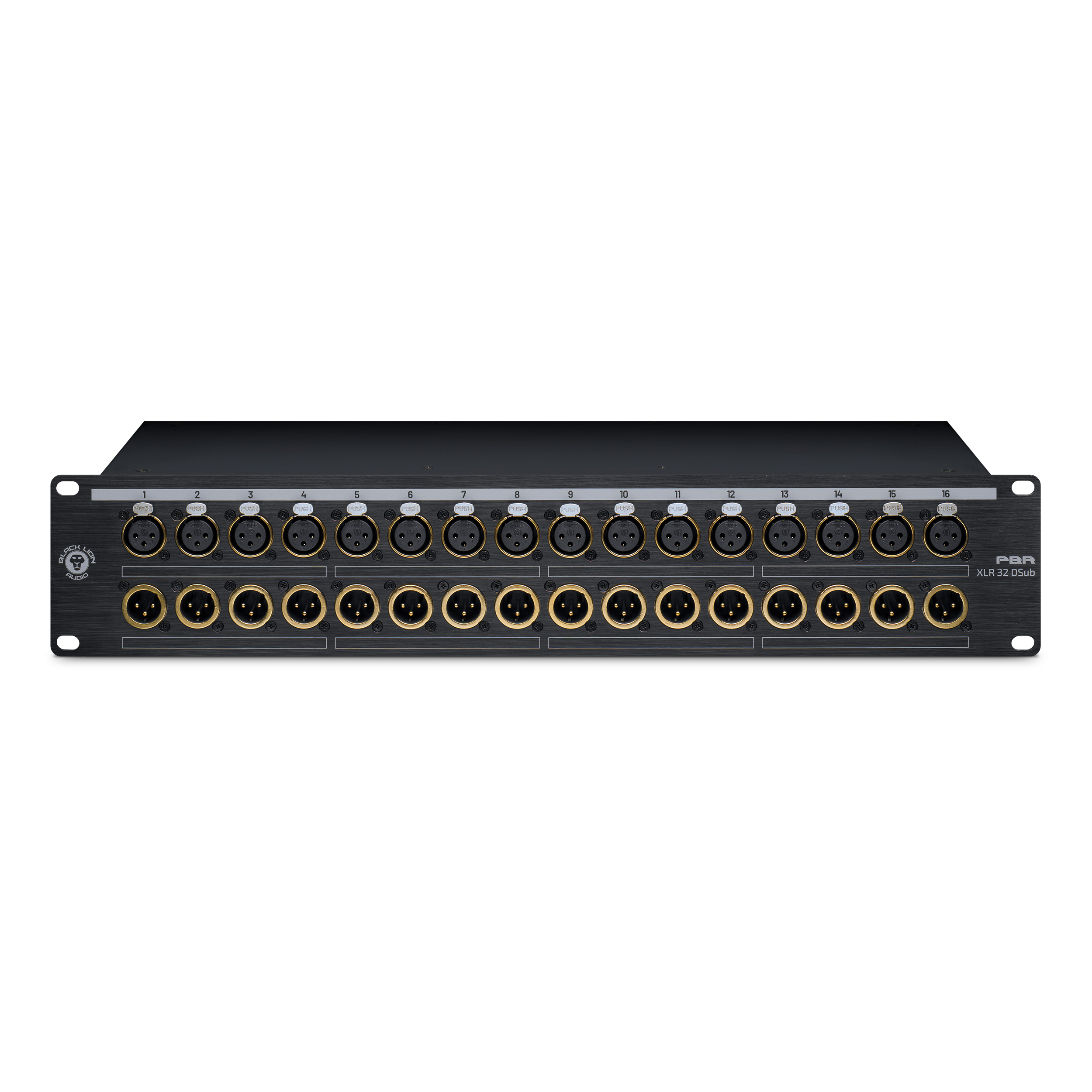 Black Lion Audio PBR XLR 32 D-sub Patchbay